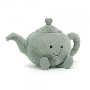 Jellycat Teapot 20cm x 18cm x 16cm Amuseables Grün | Deutschland 538-QZUSIB