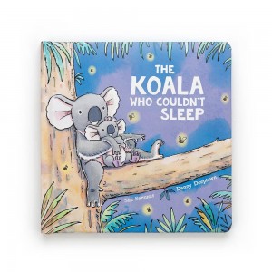 Jellycat The Koala Who Couldn't Sleep Book 21cm x 21cm x 2cm Baby & Books Grau | Deutschland 142-LYDOWA