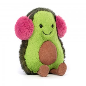 Jellycat Toastie Avocado 17cm x 9cm x 5cm Amuseables Grün | Deutschland 506-RHBNWJ
