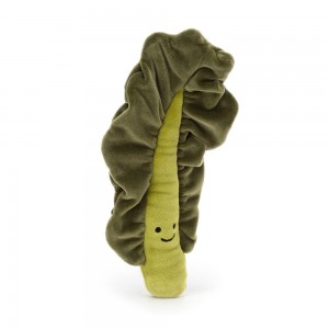 Jellycat Vivacious Vegetable Kale Leaf 22cm x 7cm x 3cm Amuseables Grün | Deutschland 423-YAUQSV