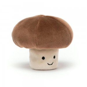 Jellycat Vivacious Vegetable Mushroom 8cm x 9cm x 9cm Amuseables Braun | Deutschland 142-DEOLSC