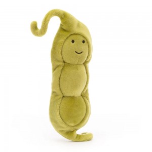 Jellycat Vivacious Vegetable Pea 18cm x 6cm x 4cm Amuseables Grün | Deutschland 740-QBRTHK