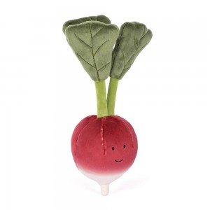 Jellycat Vivacious Vegetable Radish 19cm x 8cm x 6cm Amuseables Rot | Deutschland 079-XTLHWR
