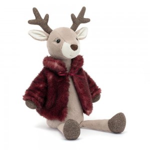 Jellycat Vivien Reindeer 46cm x 11cm x 11cm Animals Beige | Deutschland 957-XICWBK