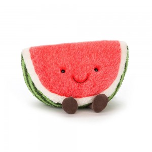 Jellycat Watermelon 18cm x 25cm x 17cm Amuseables Rosa | Deutschland 981-SEZIRJ