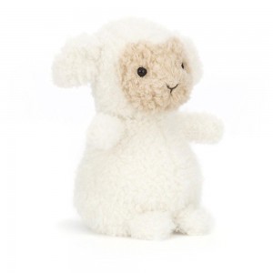 Jellycat Wee Lamb 4.7in x 2.8in x 2.4in Animals Weiß | Deutschland 859-PJYOKG
