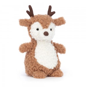 Jellycat Wee Reindeer 4.7in x 2.8in x 2.4in Animals Braun | Deutschland 892-YUASEJ
