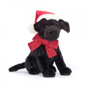 Jellycat Winter Warmer Pippa Labrador 8.7in x 3.1in x 5.9in Animals Schwarz | Deutschland 513-GABTSC