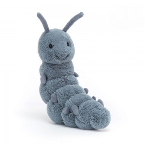 Jellycat Wriggidig Bug 14cm x 6cm x 14cm Animals Blau | Deutschland 149-DLKWOC