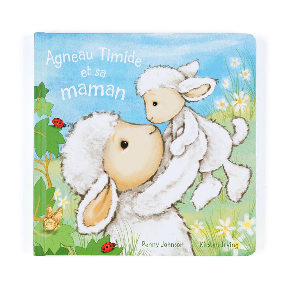 Jellycat Agneau Timide Et Sa Maman Livre and Bashful Lamb Medium Discover Weiß | Deutschland  975-INZTPJ