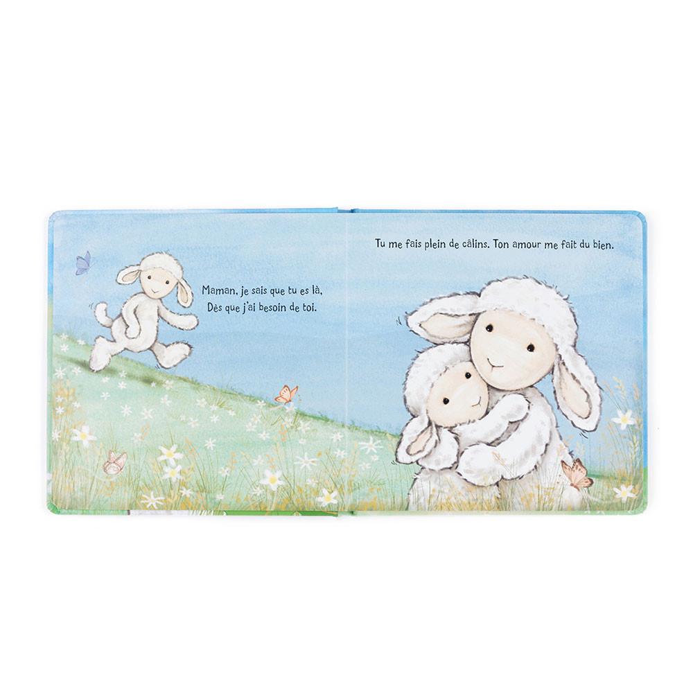 Jellycat Agneau Timide Et Sa Maman Livre and Bashful Lamb Medium Discover Weiß | Deutschland  975-INZTPJ