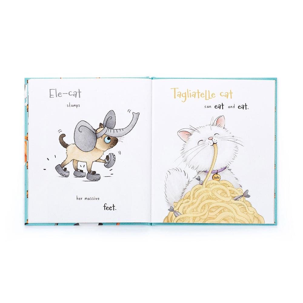 Jellycat All Kinds of Cats Book and Jellycat Jack Medium Discover Schwarz | Deutschland  476-OYXQAI