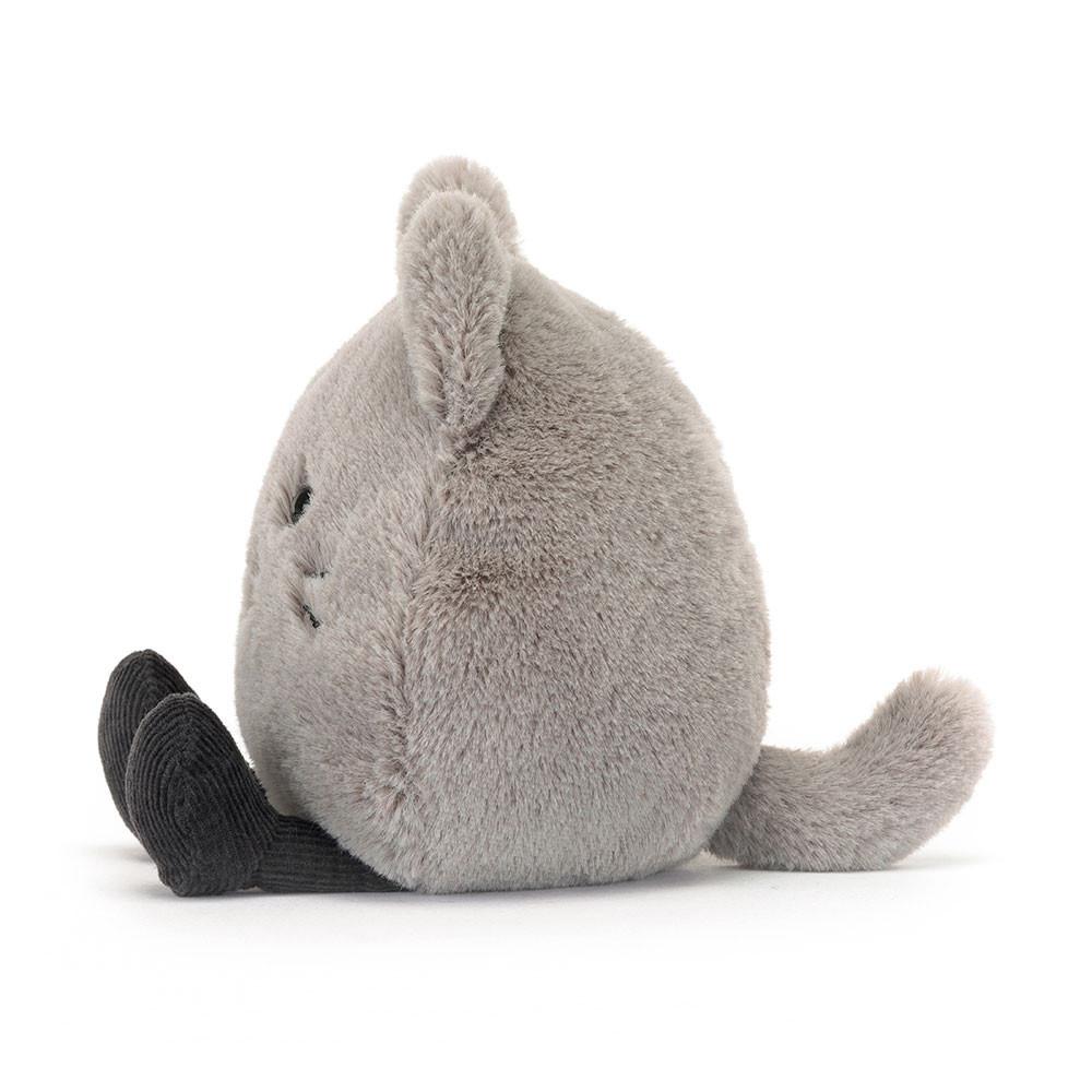 Jellycat Amuseabean Kitty 4.7in x 3.5in x 2.4in Animals Grau | Deutschland  036-UDQYHX