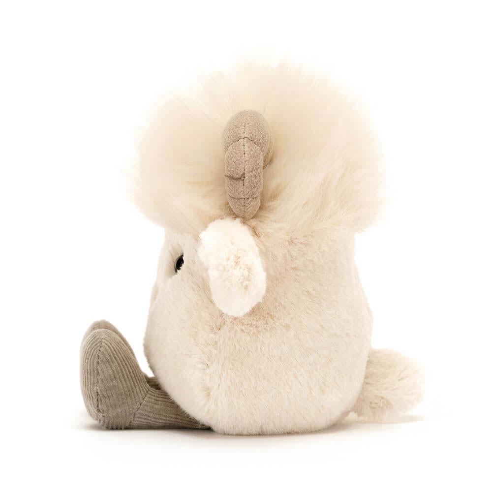 Jellycat Amuseabean Ram 12cm x 9cm x 6cm Animals Weiß | Deutschland  348-YHESUB