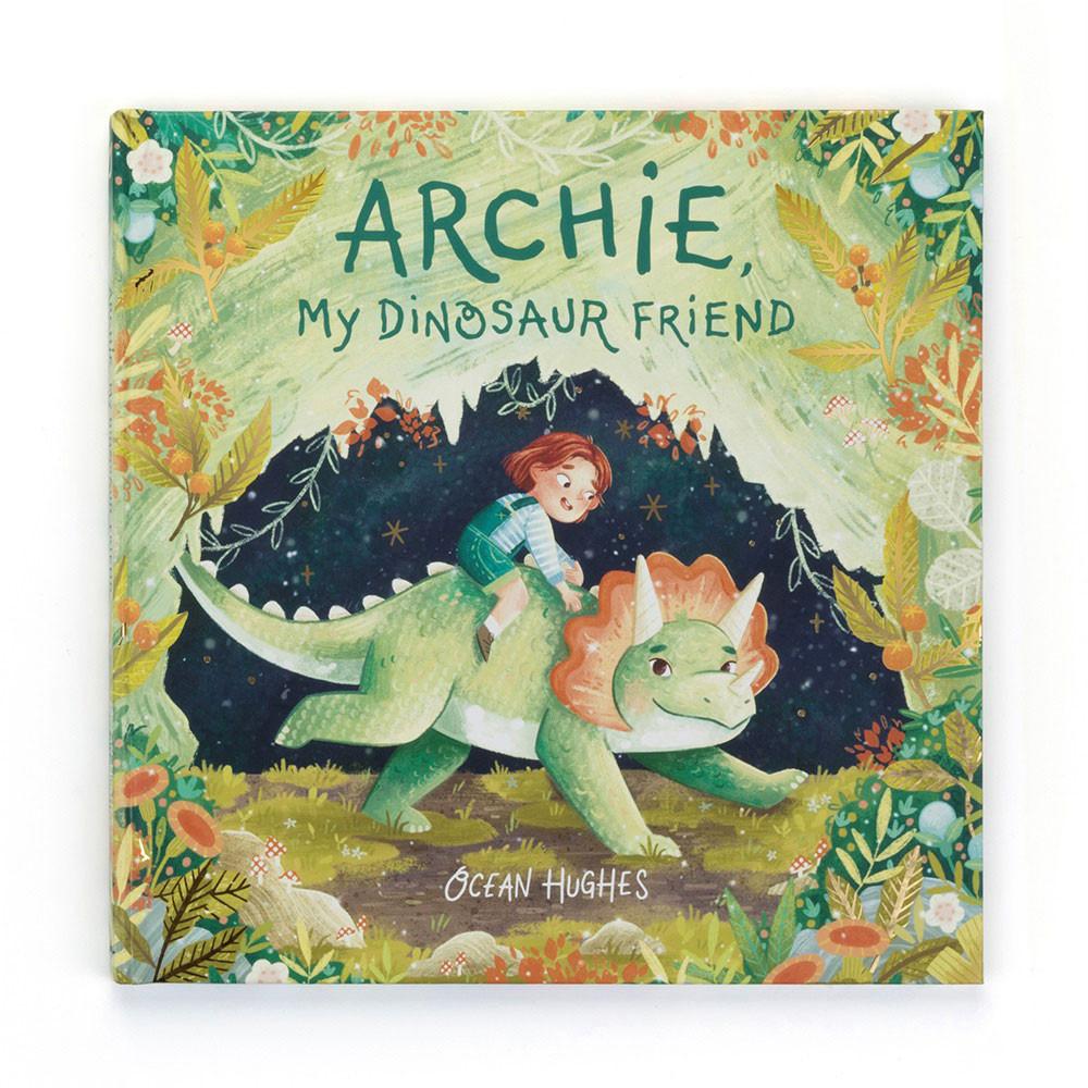 Jellycat Archie, My Dinosaur Friend Book and Archie Dinosaur Discover Grün | Deutschland  259-EOUXDV