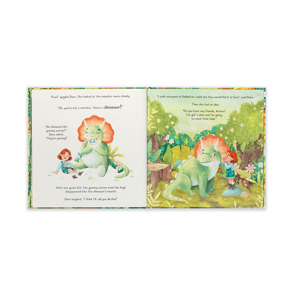 Jellycat Archie, My Dinosaur Friend Book and Archie Dinosaur Discover Grün | Deutschland  259-EOUXDV