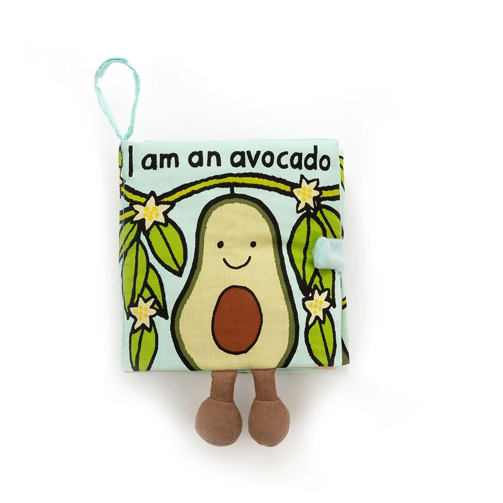 Jellycat Avocado Book 15cm x 15cm x 5cm Baby & Books Grün | Deutschland  209-BNMIDC
