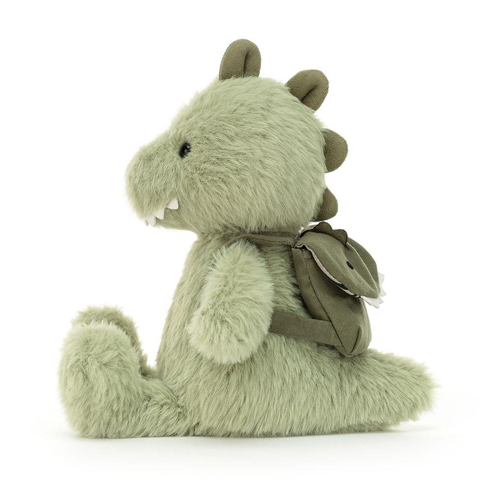 Jellycat Backpack Dino 8.7in x 3.5in x 3.1in Animals Grün | Deutschland  719-TWQOLH
