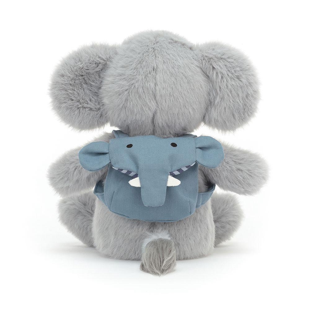 Jellycat Backpack Elephant 22cm x 9cm x 8cm Animals Grau | Deutschland  840-WCDHUV