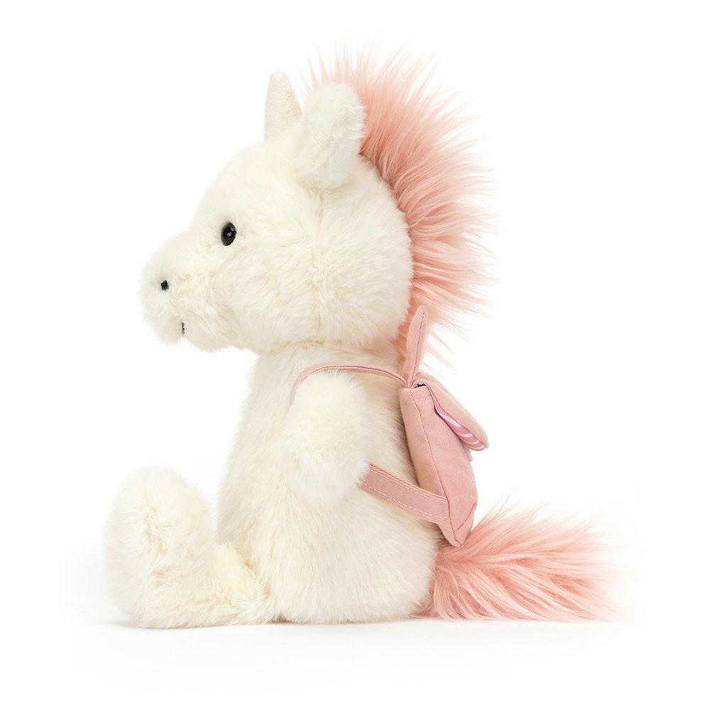 Jellycat Backpack Unicorn 22cm x 9cm x 8cm Animals Weiß | Deutschland  601-UYTKJV