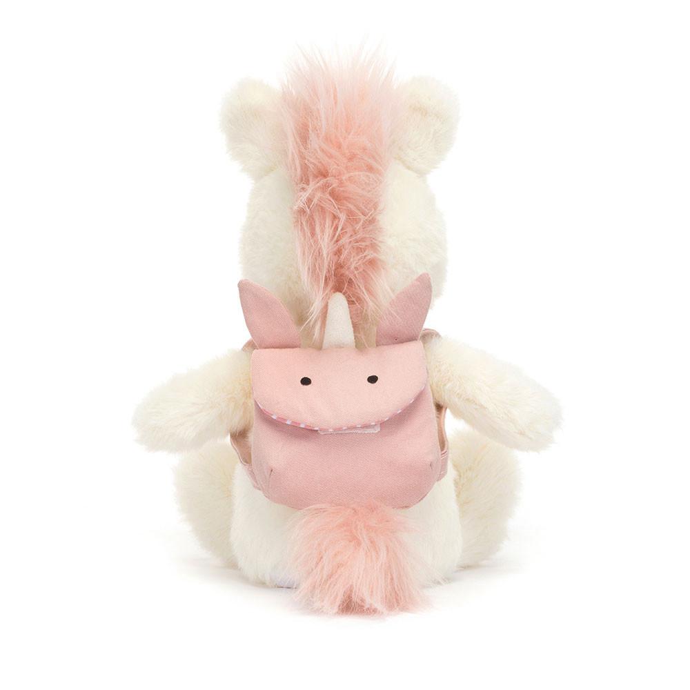 Jellycat Backpack Unicorn 22cm x 9cm x 8cm Animals Weiß | Deutschland  601-UYTKJV