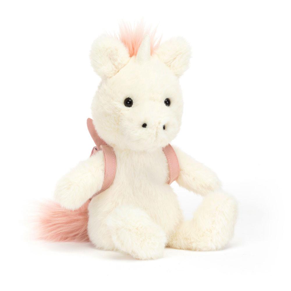 Jellycat Backpack Unicorn 22cm x 9cm x 8cm Animals Weiß | Deutschland  601-UYTKJV