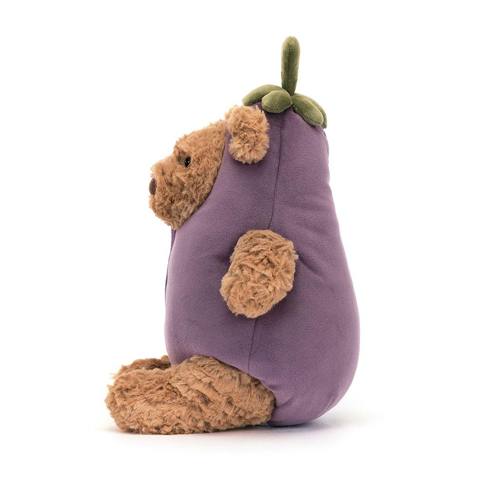 Jellycat Bartholomew Bear Aubergine 30cm x 15cm x 14cm Animals Braun | Deutschland  750-ENOXWB