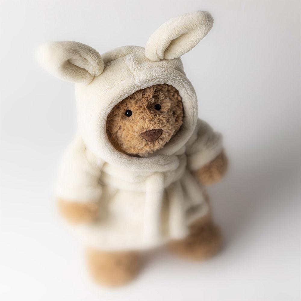 Jellycat Bartholomew Bear Bathrobe 26cm x 12cm x 8cm Animals Braun | Deutschland  502-GPMBFJ