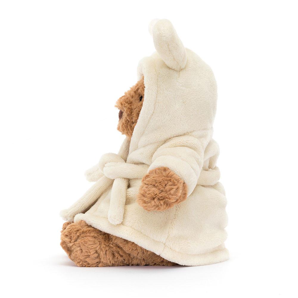 Jellycat Bartholomew Bear Bathrobe 26cm x 12cm x 8cm Animals Braun | Deutschland  502-GPMBFJ