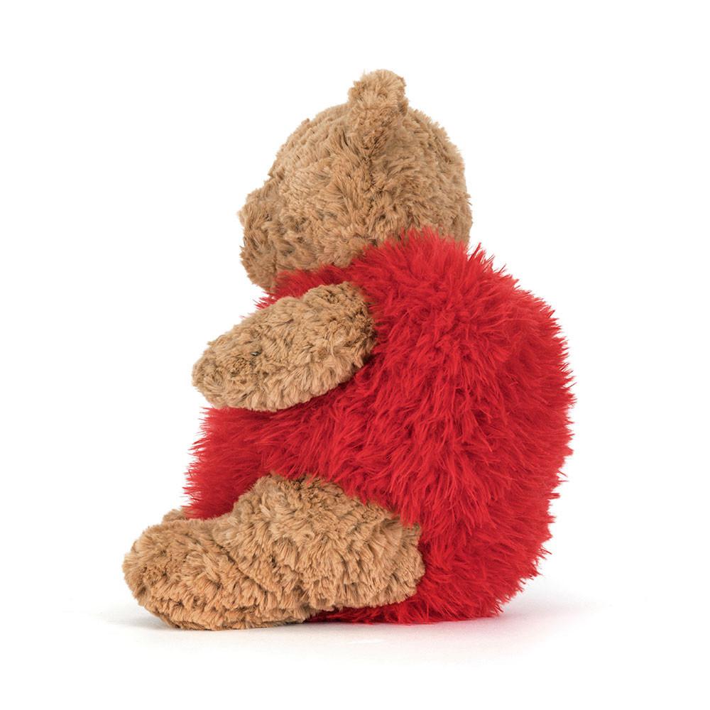 Jellycat Bartholomew Bear 'Heartthrob' 26cm x 12cm x 8cm Animals Braun | Deutschland  497-DWPECL