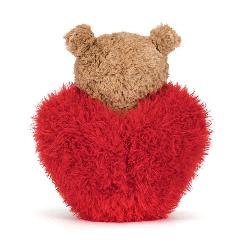 Jellycat Bartholomew Bear 'Heartthrob' 26cm x 12cm x 8cm Animals Braun | Deutschland  497-DWPECL