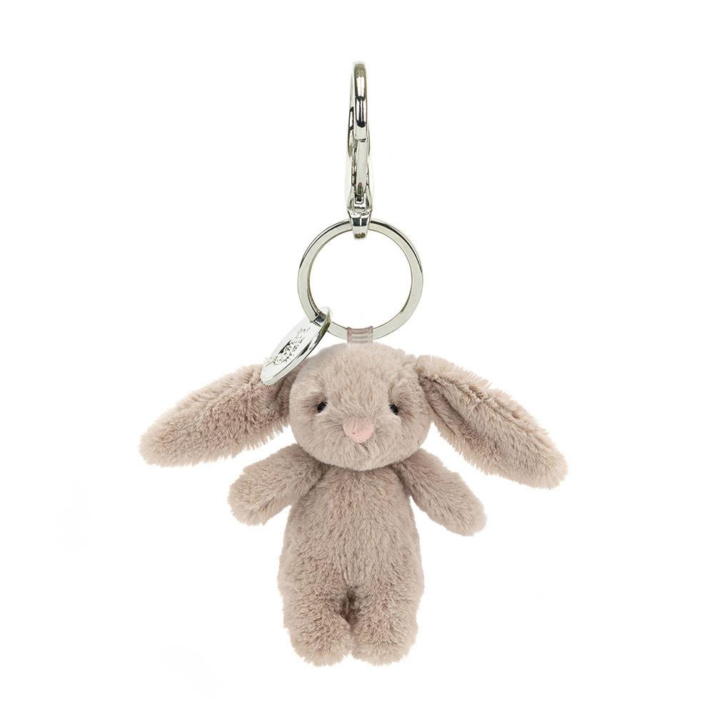 Jellycat Bashful Bunny 15cm x 4cm x 3cm Bag Charm Beige | Deutschland  627-AJDSMK