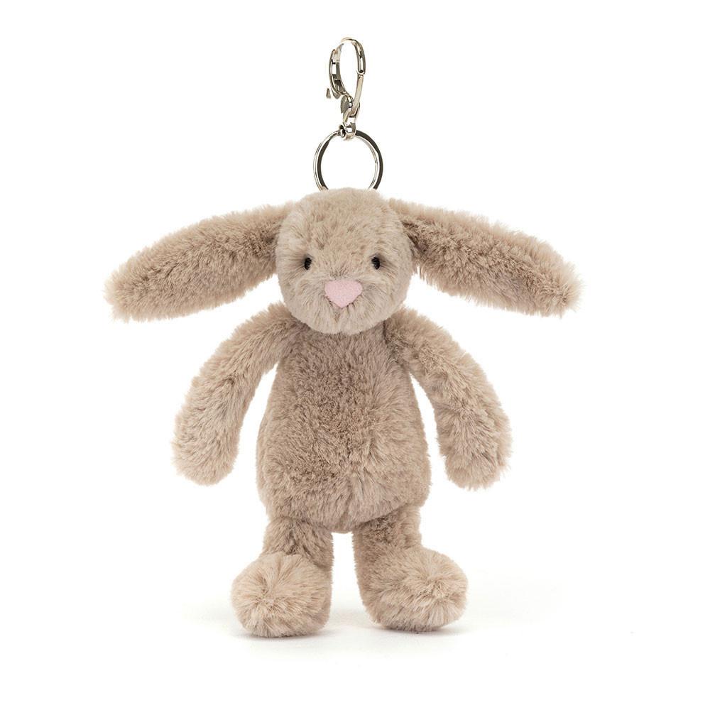 Jellycat Bashful Bunny 18cm x 5cm x 4cm Bag Charm Beige | Deutschland  431-IJEAHM