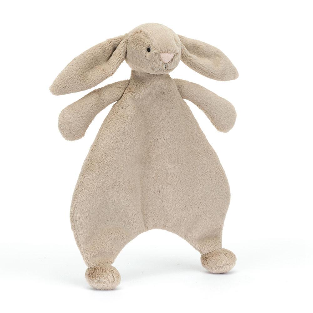 Jellycat Bashful Bunny Comforter 27cm x 20cm x 7cm Baby & Books Beige | Deutschland  037-TQKLBZ
