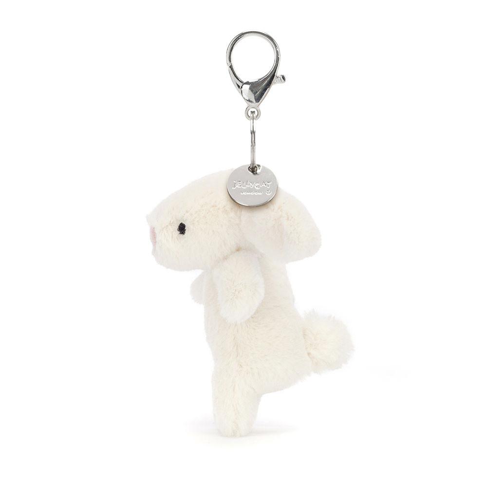 Jellycat Bashful Bunny Cream 15cm x 4cm x 3cm Bag Charm Weiß | Deutschland  568-KBMLIZ