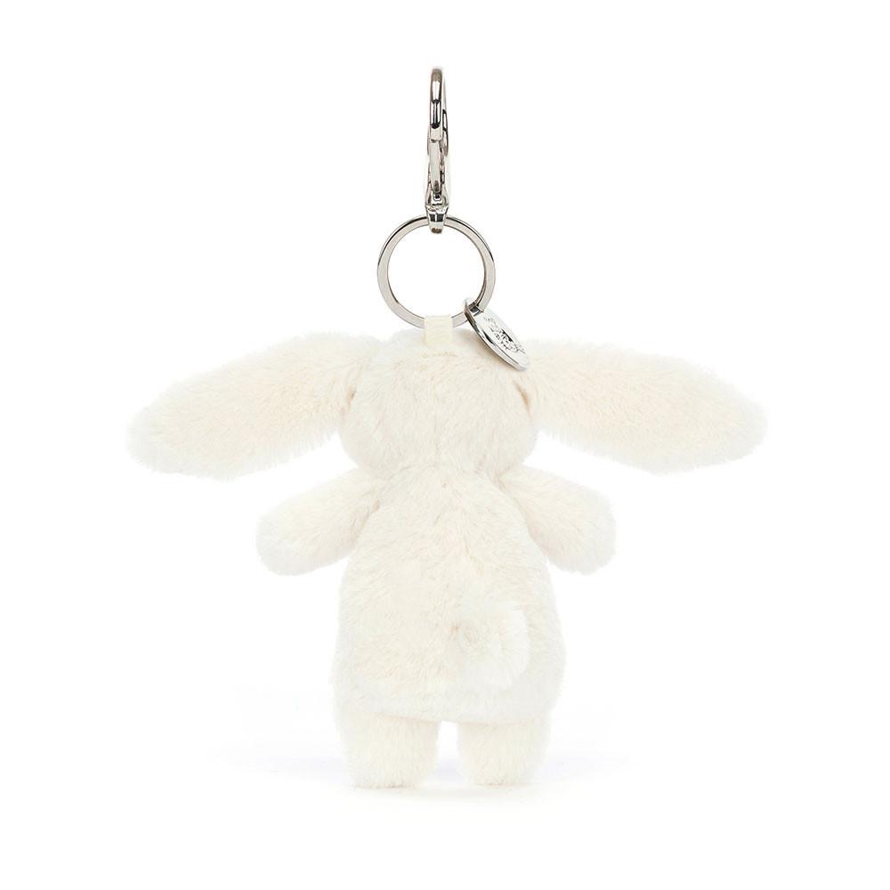 Jellycat Bashful Bunny Cream 15cm x 4cm x 3cm Bag Charm Weiß | Deutschland  568-KBMLIZ