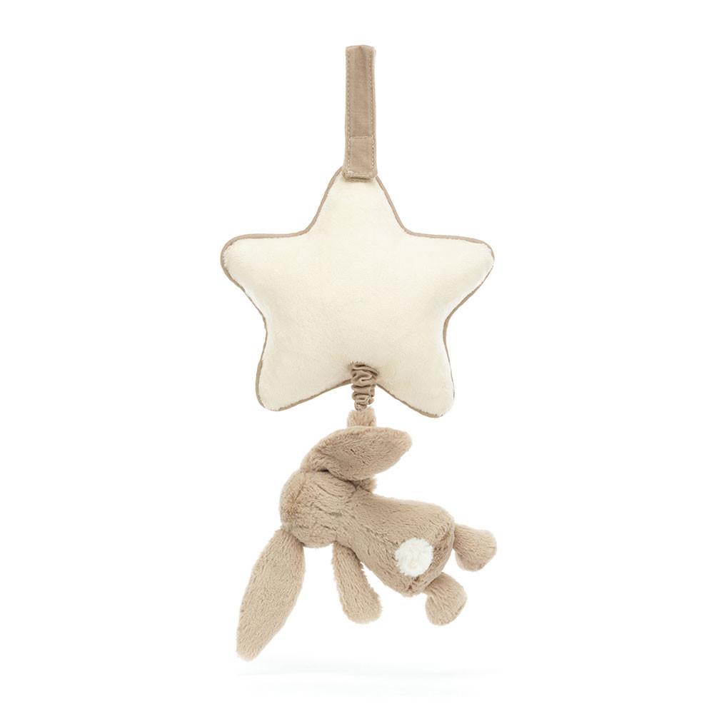 Jellycat Bashful Bunny Musical Pull 30cm x 20cm x 6cm Baby & Books Beige | Deutschland  650-CPNVBS