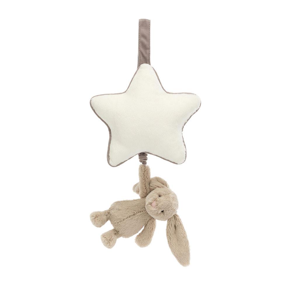 Jellycat Bashful Bunny Musical Pull 30cm x 20cm x 6cm Baby & Books Beige | Deutschland  650-CPNVBS