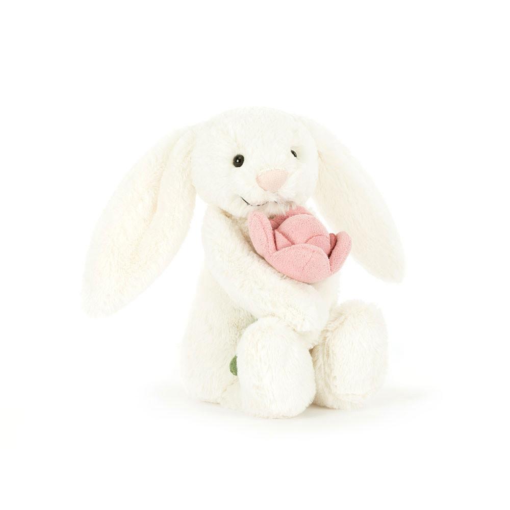Jellycat Bashful Bunny \'Peony\' 7.1in x 3.5in x 3.1in Animals Weiß | Deutschland  910-ENJSTQ