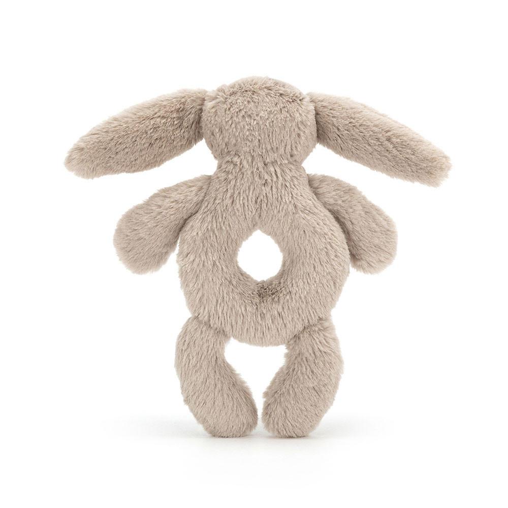 Jellycat Bashful Bunny Ring Rattle 18cm x 8cm x 2cm Baby & Books Beige | Deutschland  537-MPSFOC