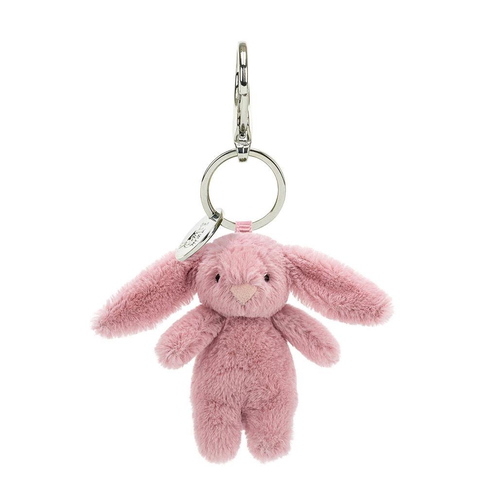 Jellycat Bashful Bunny Tulip 15cm x 4cm x 3cm Bag Charm Rosa | Deutschland  854-PCATYG