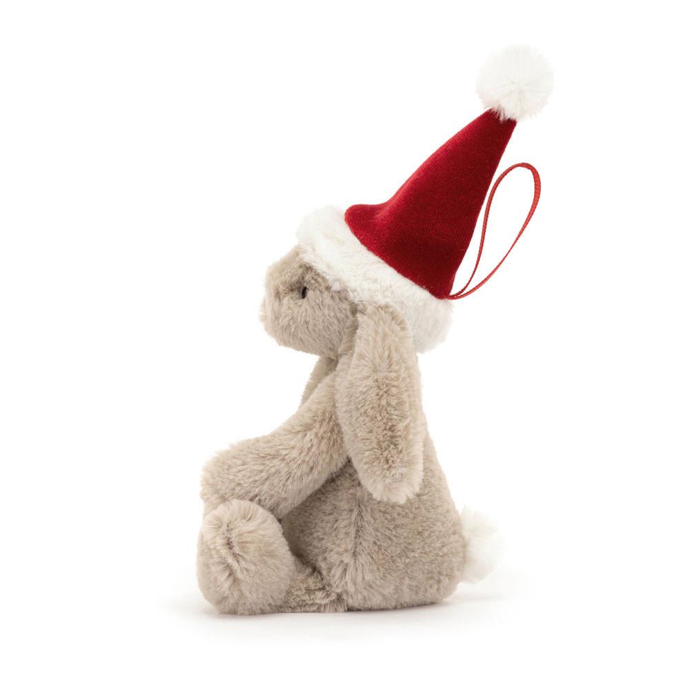 Jellycat Bashful Christmas Bunny Decoration 13cm x 6cm x 4cm Animals Beige | Deutschland  164-OUIZAX
