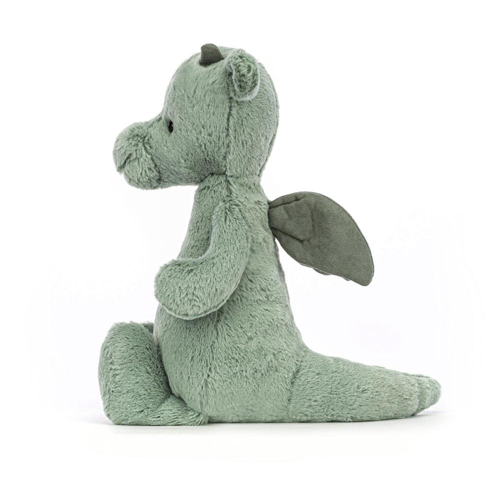Jellycat Bashful Dragon 12.2in x 4.7in x 3.5in Animals Grün | Deutschland  519-JZTODA