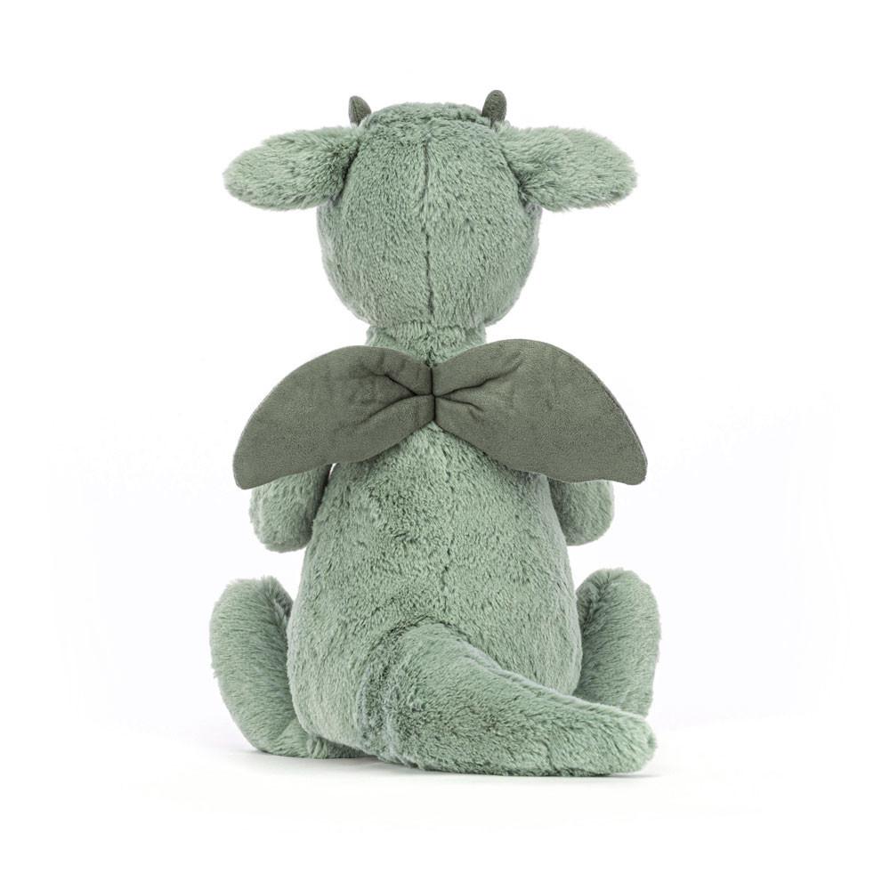 Jellycat Bashful Dragon 12.2in x 4.7in x 3.5in Animals Grün | Deutschland  519-JZTODA