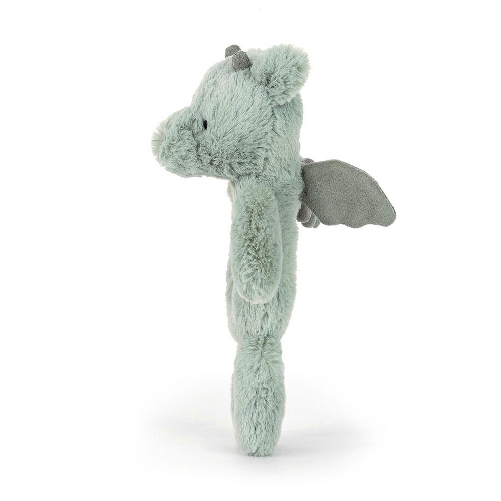 Jellycat Bashful Dragon Ring Rattle 18cm x 8cm x 2cm Baby & Books Grün | Deutschland  658-QKDSXF