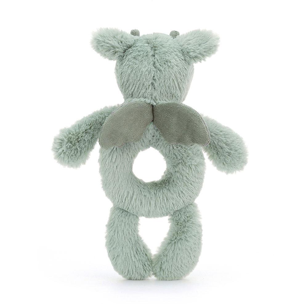 Jellycat Bashful Dragon Ring Rattle 18cm x 8cm x 2cm Baby & Books Grün | Deutschland  658-QKDSXF