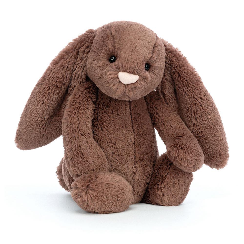 Jellycat Bashful Fudge Bunny 31cm x 12cm x 9cm Animals Braun | Deutschland  154-OZFAUE