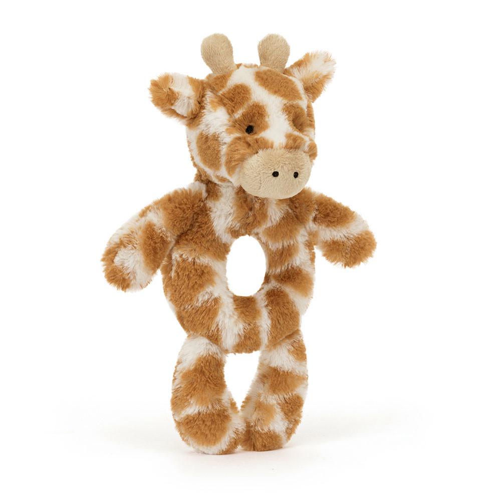 Jellycat Bashful Giraffe Ring Rattle 18cm x 8cm x 2cm Baby & Books Orange | Deutschland  183-LMUCQH