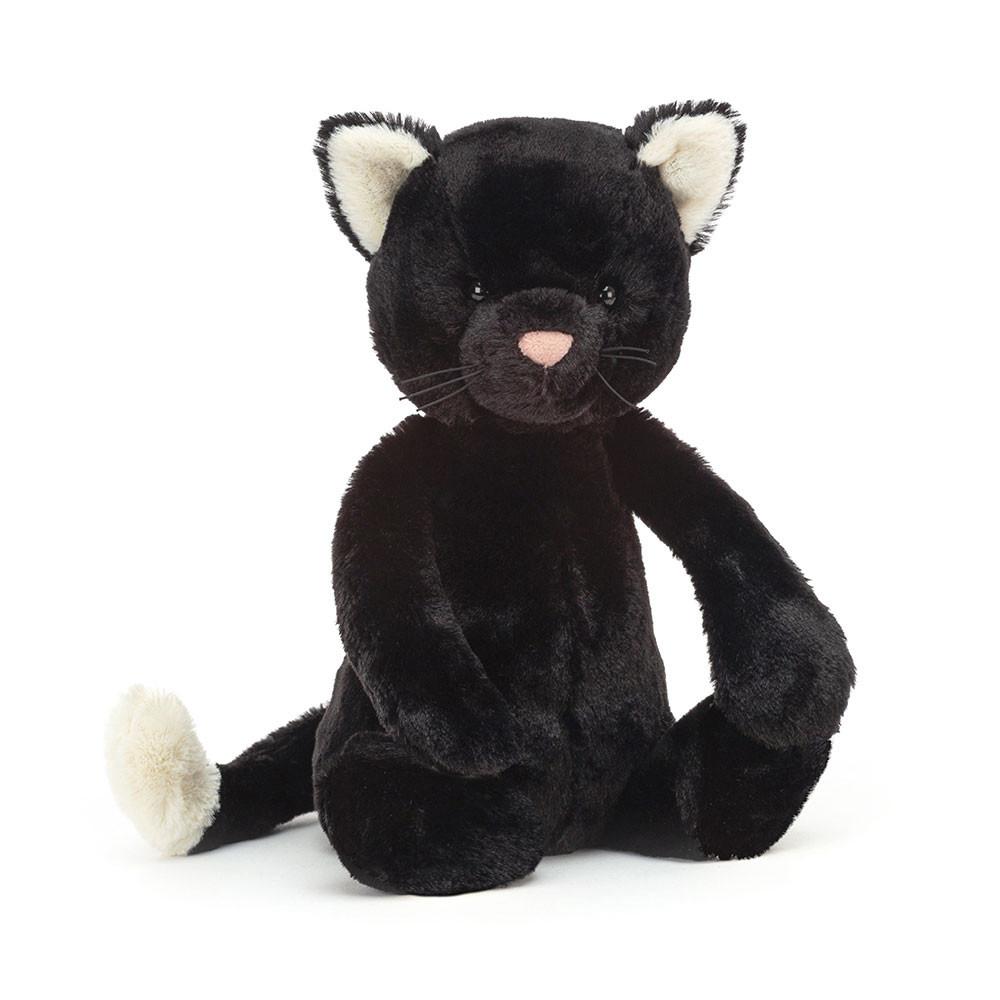 Jellycat Bashful Kitten 12.2in x 4.7in x 3.5in Animals Schwarz | Deutschland  910-VJDCQK
