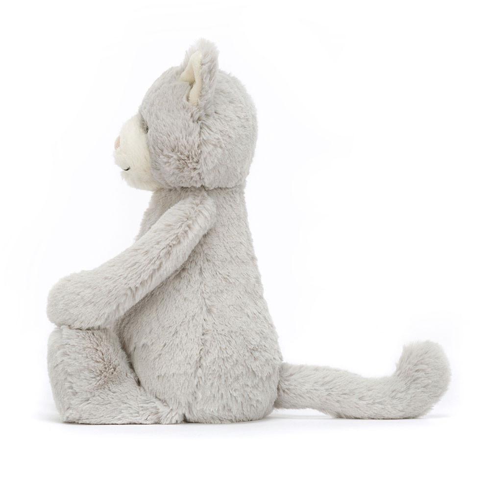 Jellycat Bashful Kitty 31cm x 12cm x 9cm Animals Grau | Deutschland  082-RQHNAO